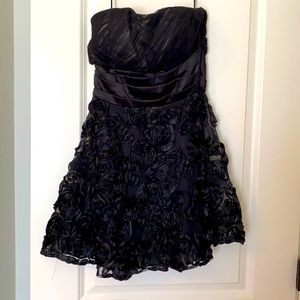 Black cocktail dress